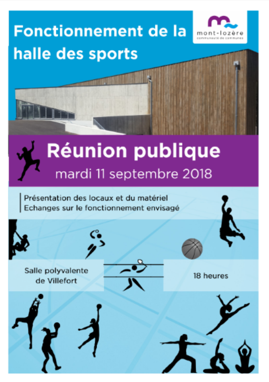 La halle des sports sort de terre … La halle des sports sort de terre …