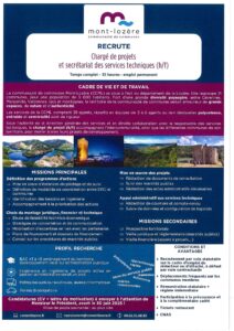 Photo Elu(s) de la commune Poste chargé de projets et secrétariat h/f